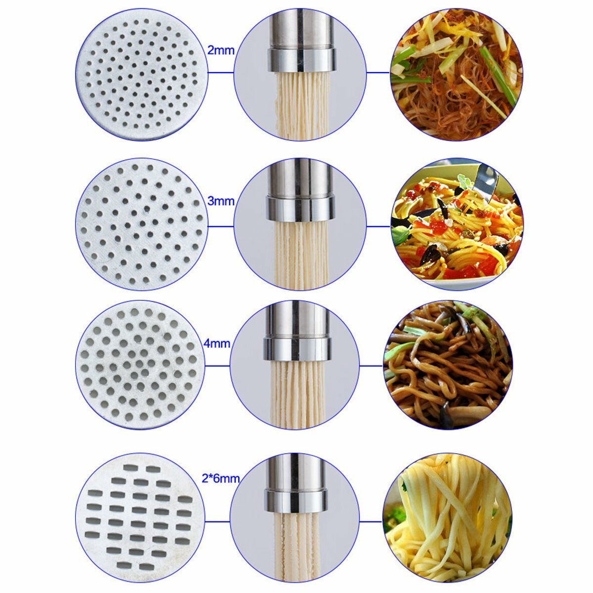 Stainless Steel Noodle Pasta Maker Noodle Manual Press Machine Home Pasta Cutter
