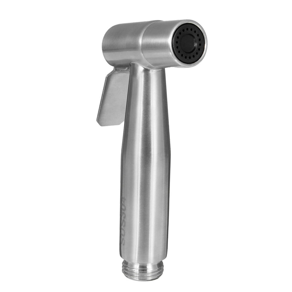 Stainless Steel Homemade Bidet Sprayer Brushed Nickle Handheld Shattaf Diaper Cloth Shower Head