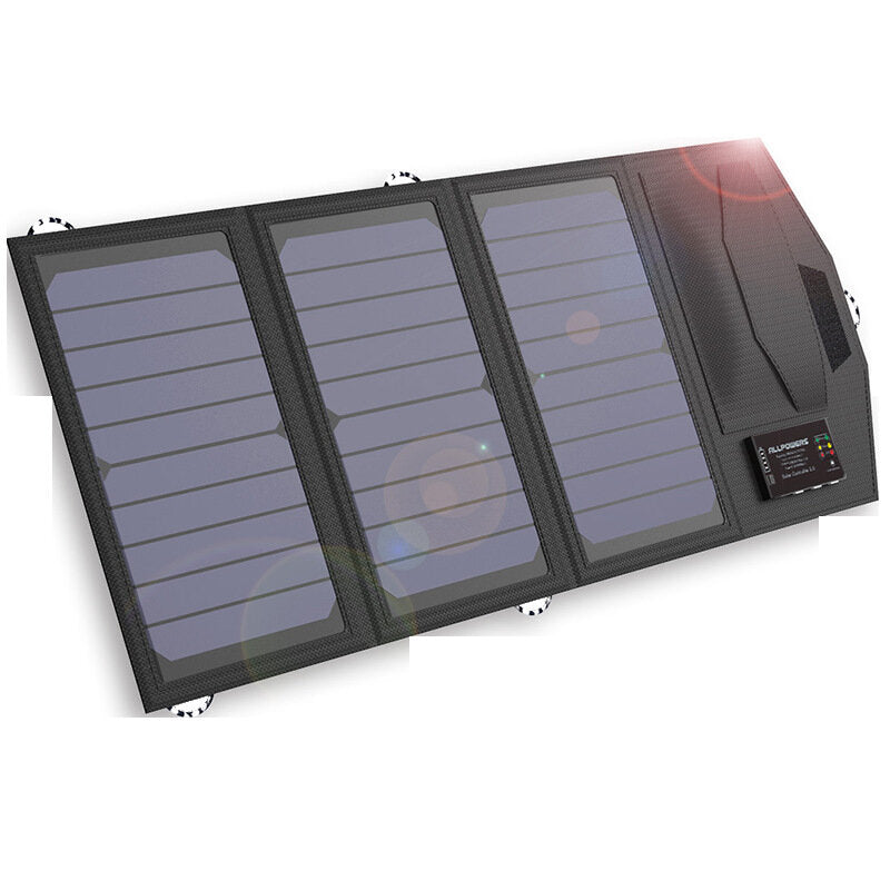5V 15W Solar Charger with 10000mAh Battery 3 USB Ports PD 18W Fast Charge SunPower Solar Panel Power Bank For Outdoor Camping