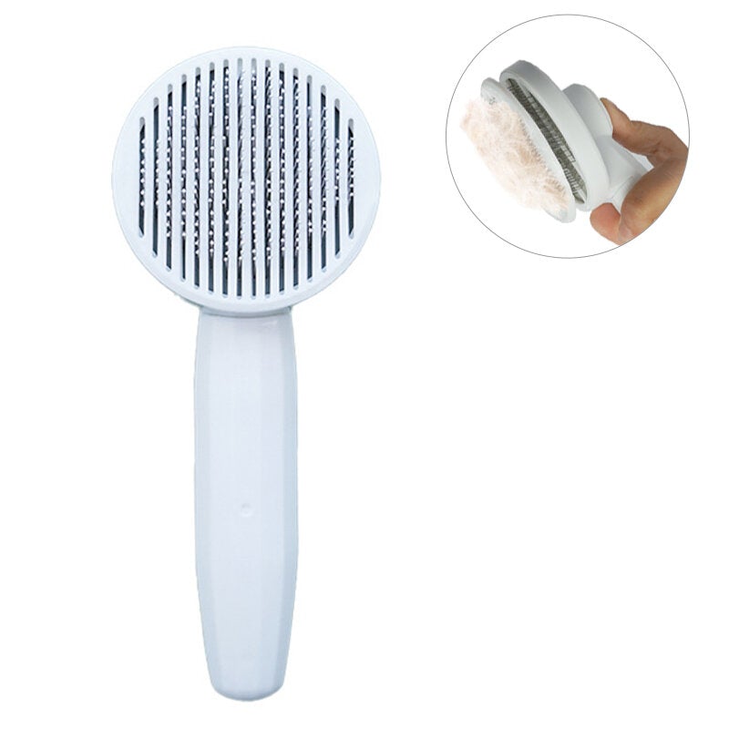 Multi-color PP Pet Hair Removal Comb Non-slip Pet Grooming Comb Pet Massage Comb Brush
