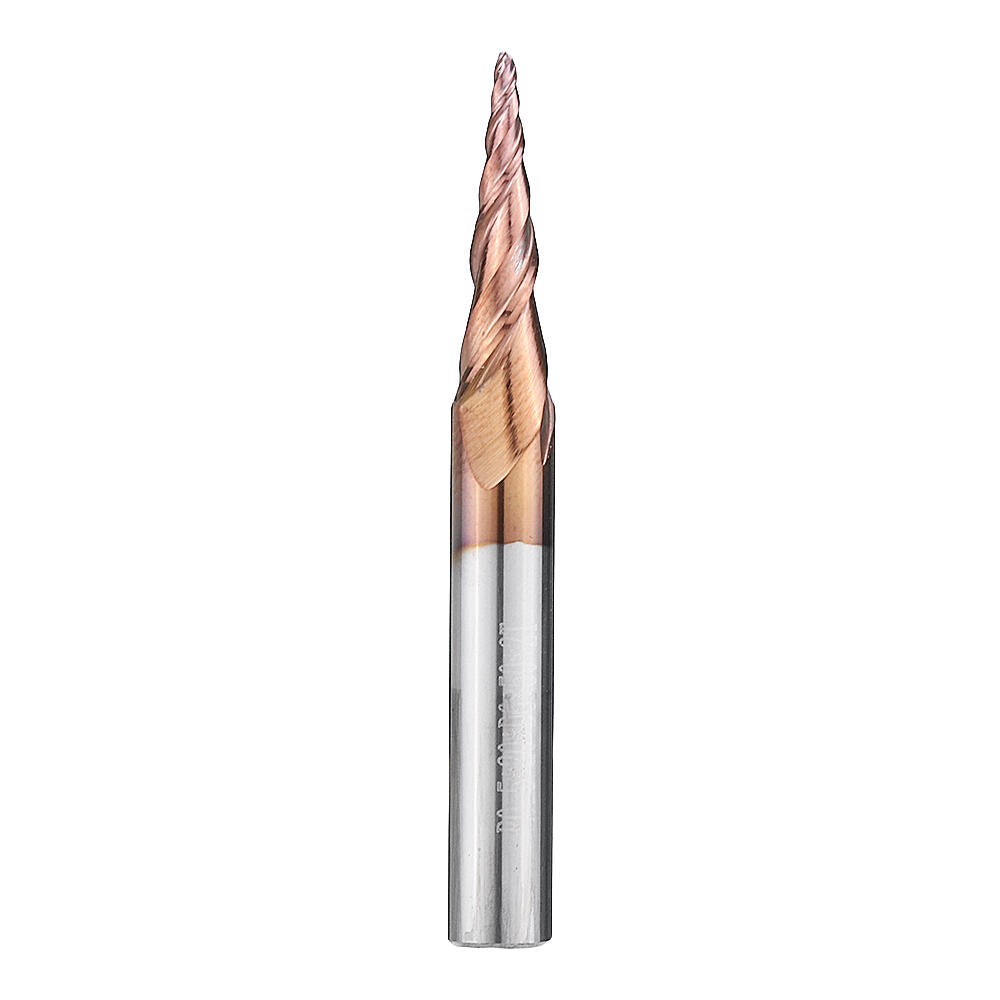 R0.25/ R0.5/ R0.75/ R1.0 *20*D6*50 2 Flutes Taper Ball Nose End Mill HRC50 Milling Cutter