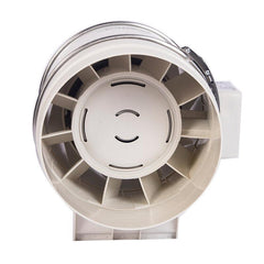 Circular Duct Fan Diagonal Flow Booster Fan Bathroom Kitchen Oil Fume Exhaust Fan