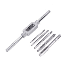 Spanner with 5pcs M3-M8 HSS Screw Thread Metric Hand Tap Machine Screw Tap