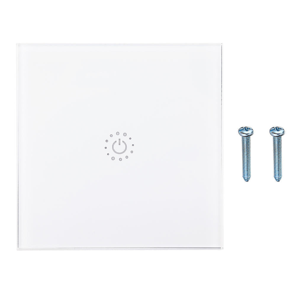 EU 433Mhz 1 Gang Smart WIFI Light Switch Interruptor Touch Wall Power Switch App Remote Control Intellegent Switch Work With Alexa Google Home