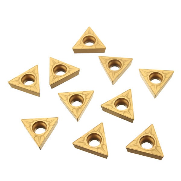 10pcs Carbide Inserts Triangular Tungsten Steel Carbide Inserts For Turning Tool