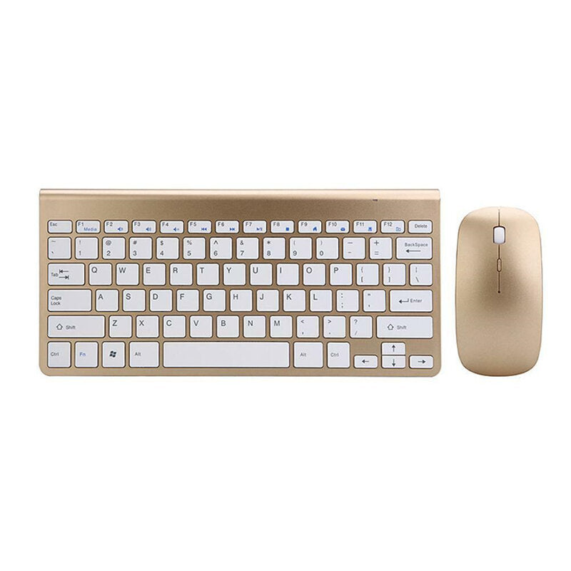 Wireless Keyboard and 1200DPI Wireless Ultra Thin Mouse Combo Set with USB Receiver For PC Computer