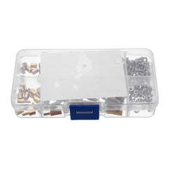 180Pcs M2.5 Brass Male-Female Hex Column Standoff Support Spacer Pillar Cross Screw Nut Assortment for PCB Board