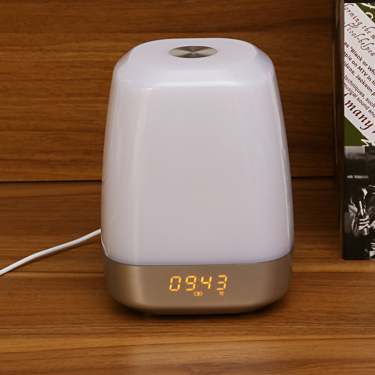 Smart Colorful Touch Control Sunrise Alarm Clock Wake Up Light Bedside Desk Lamp