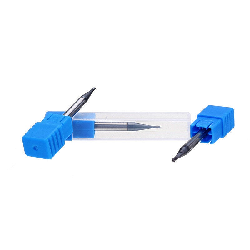 R0.5-R5mm Ball Nose Tungsten Carbide End Mill Cutter HRC55 TiAlN Coating CNC Tool