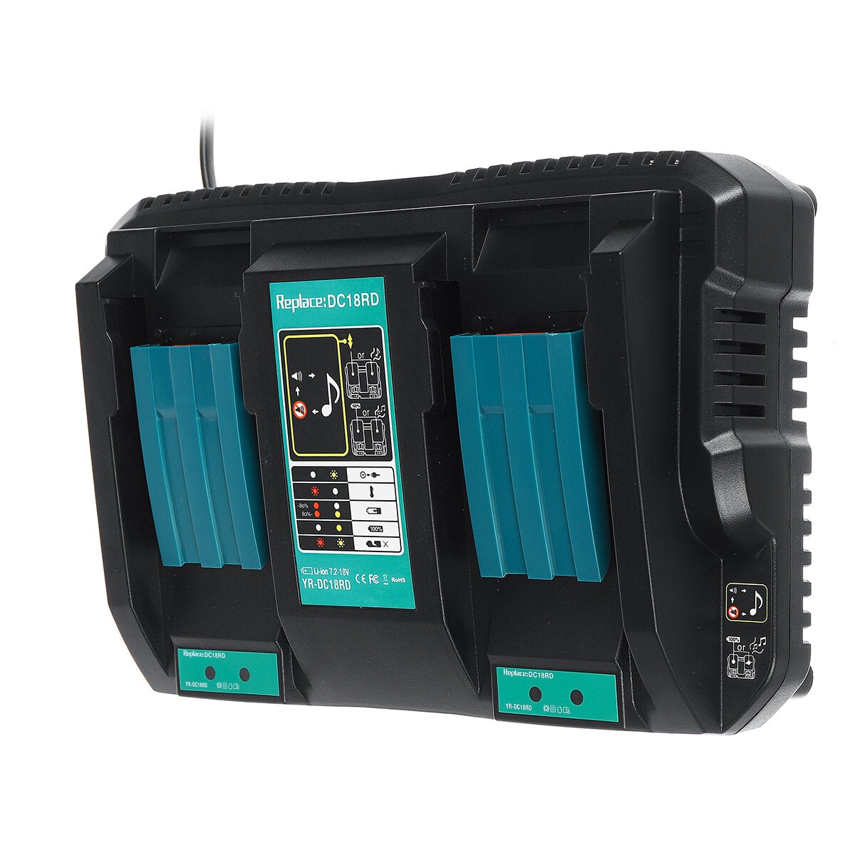 18-14V Battery Charger For Makita USB Charger Fast Rapid Dual Twin Port