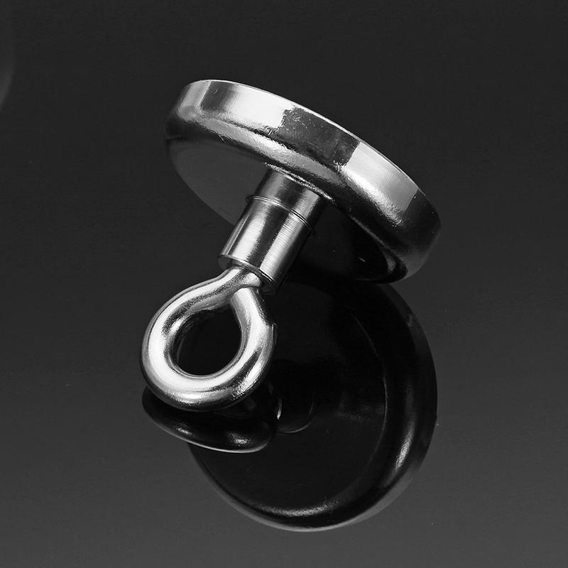 42mmx40mm 68kg Neodymium Recovery Magnet Metal Detector Claw Hook