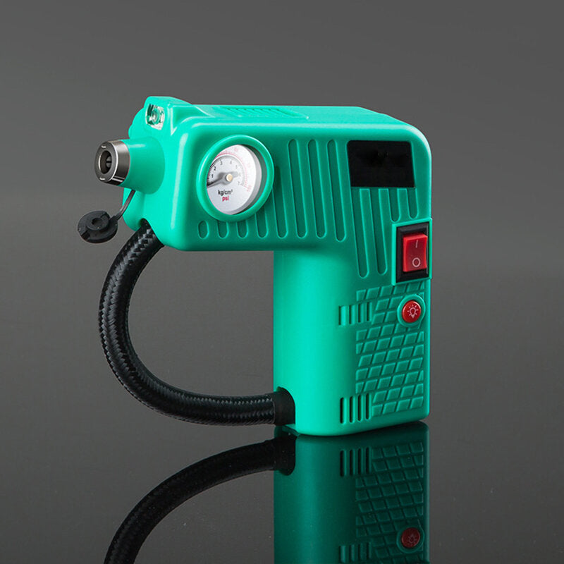 12V Electric Air Compressor Pump Portable Ball Automotive Inflator For Motorcycle Car
