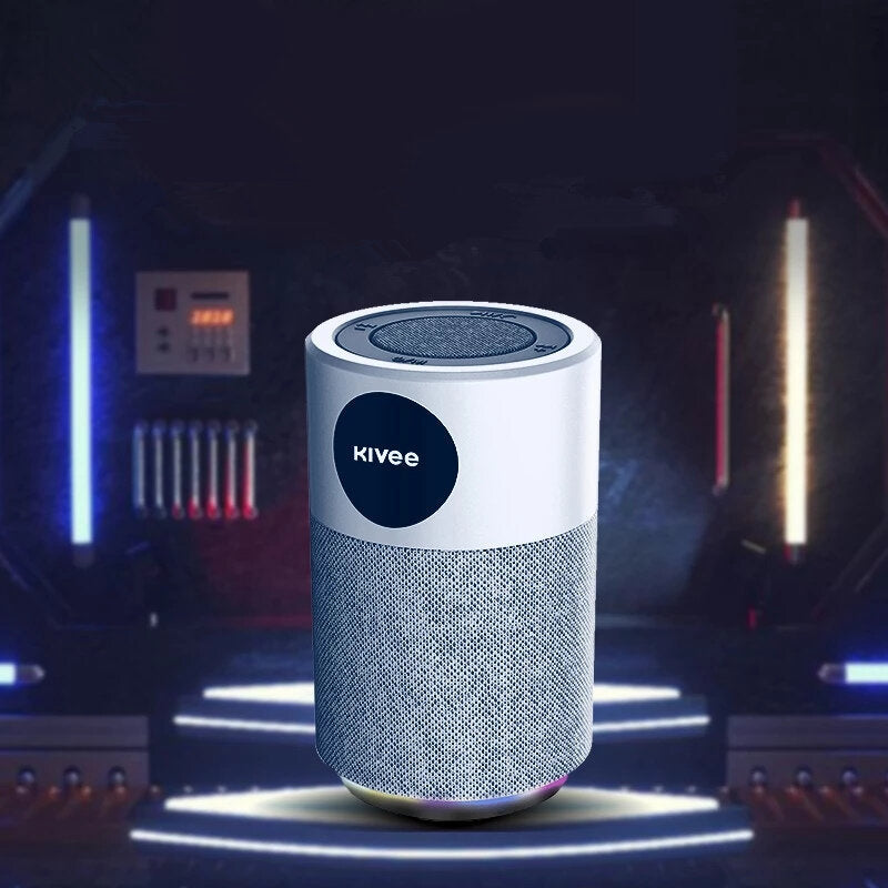 Wireless Bluetooth Speaker Portable Column Hi-Fi Stereo Bass Loudspeaker Colorful Lamp FM Radio IPX5 Waterproof Speakers