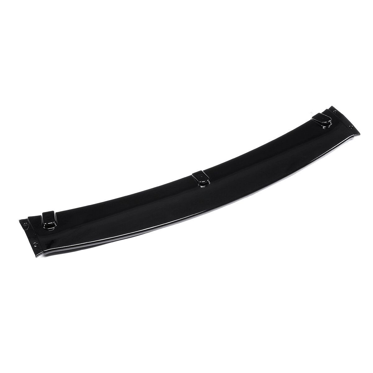 3Pcs Front Bumper Lip Spoiler Chin Splitters Glossy Black