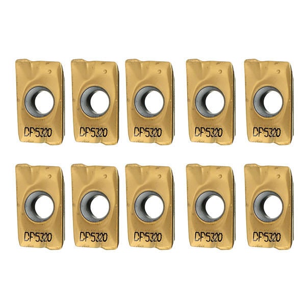 10pcs Carbide Inserts 25R0.8 Cutters For Indexable Milling Tools