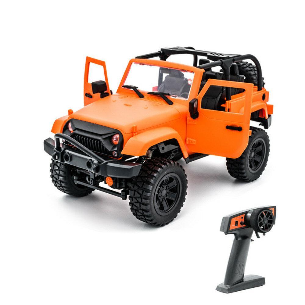 RC Car 2.4G 4WD Off-Road RC Vehicles with LED Light Climbing RC Truck RTR Model for Jeep