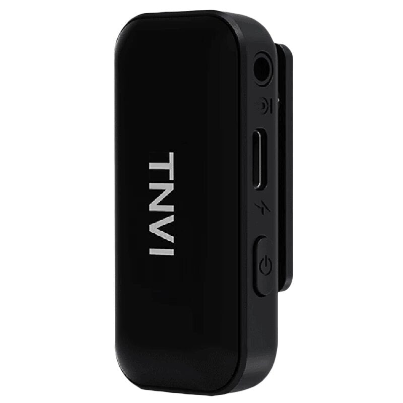 Wireless Microphone System with Rechargeable Transmitter Reveiver Lapel Lavalier for Smartphone Computer