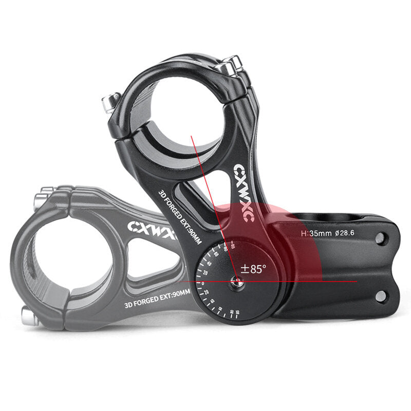 Bicycle Stem Adjustable Bike Handlebar Stem Clamp Fork Extender For MTB BMX Road Mountain Bike 31.8*90/110/145mm