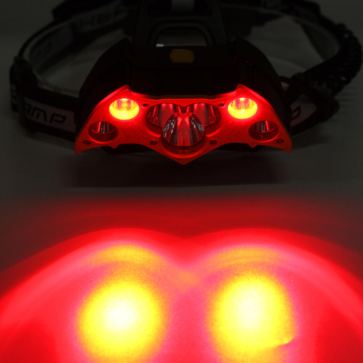 Headlamp 18650 Battery USB Fishing Flashlight Camping Hunting Cycling Bike Bicycle
