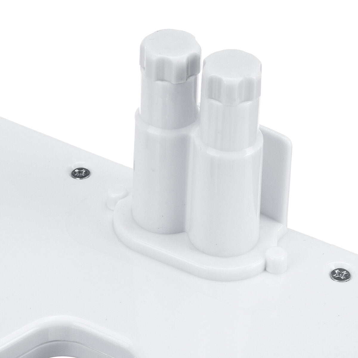 Bidet White Double-head Attachment Portable Manual Plastic Toilet