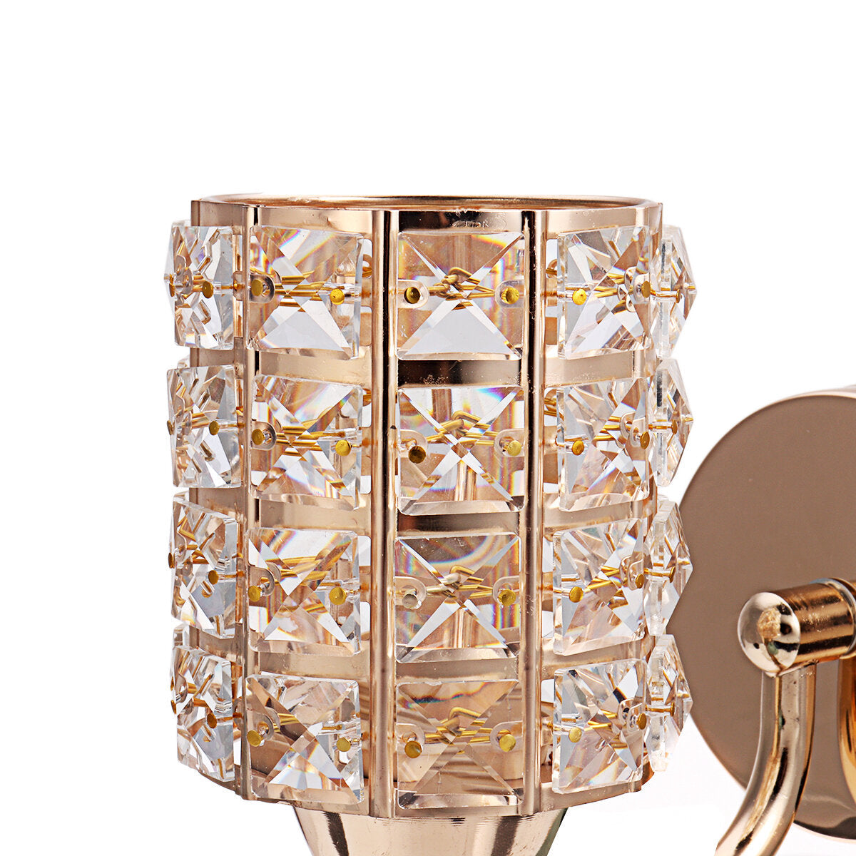 Luxury Crystal Wall Light Modern Bedroom Aisle Sconce Lighting Lamp Fixtures Without Bulb