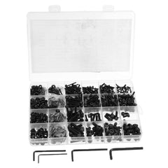 1220Pcs Alloy Steel 12.9 Grade Hex Socket Cap Head Screws Nut Washer Set Assortment Kit M2 M3 M4 M5
