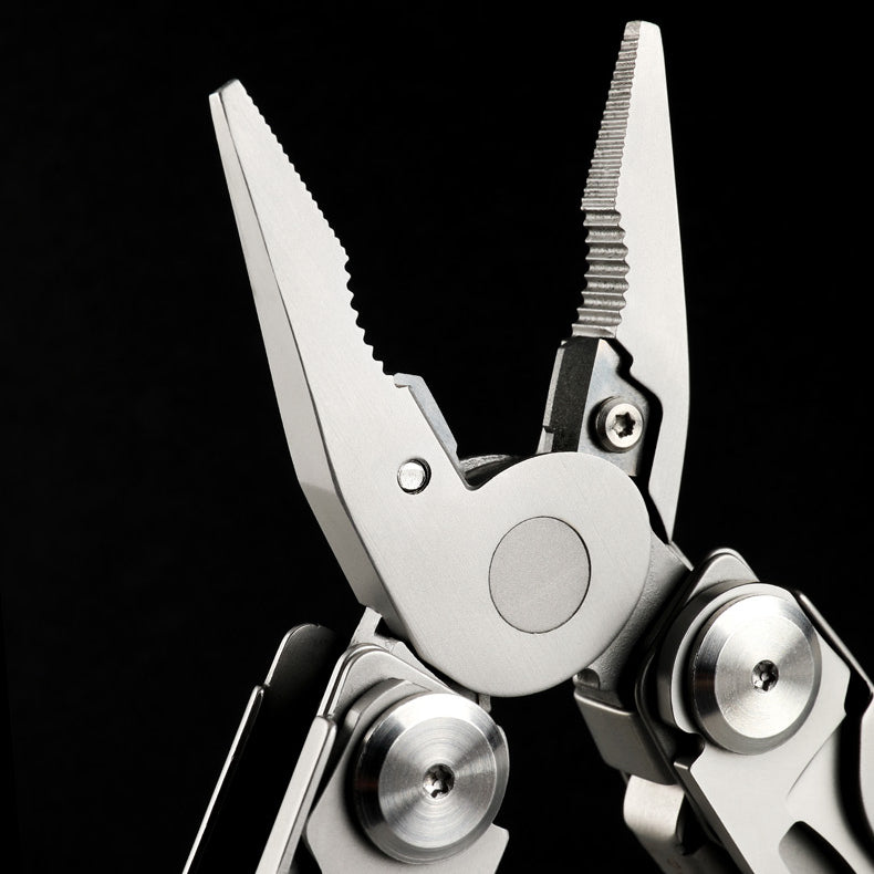 Folding Blade Knife Outdoor Tools Hand Set 16 IN 1 Multi-Tool Pliers Screwdrivers Can Opener Camping