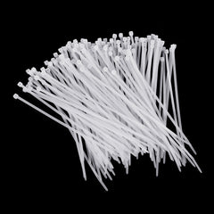 Nylon 500Pcs 3/4mm 10/12/15/20cm White Nylon Self-locking Cable Tie Zip Ties Strong Tensile Strength