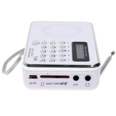 Portable Camping Hiking Outdoor Sport Hi-Fi Speaker Digital Multimedia Loudspeaker FM Radio