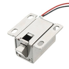12V DC 0.43A Cabinet Drawer Electric Door Lock Assembly Solenoid 27x29x18mm