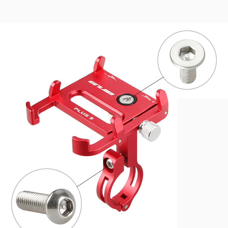 Aluminum Alloy Bike Phone Holder For iPhone X SE 7/8 Plus 6/6s Plus Samsung Galaxy s6/s7/s8/s9 Plus Android