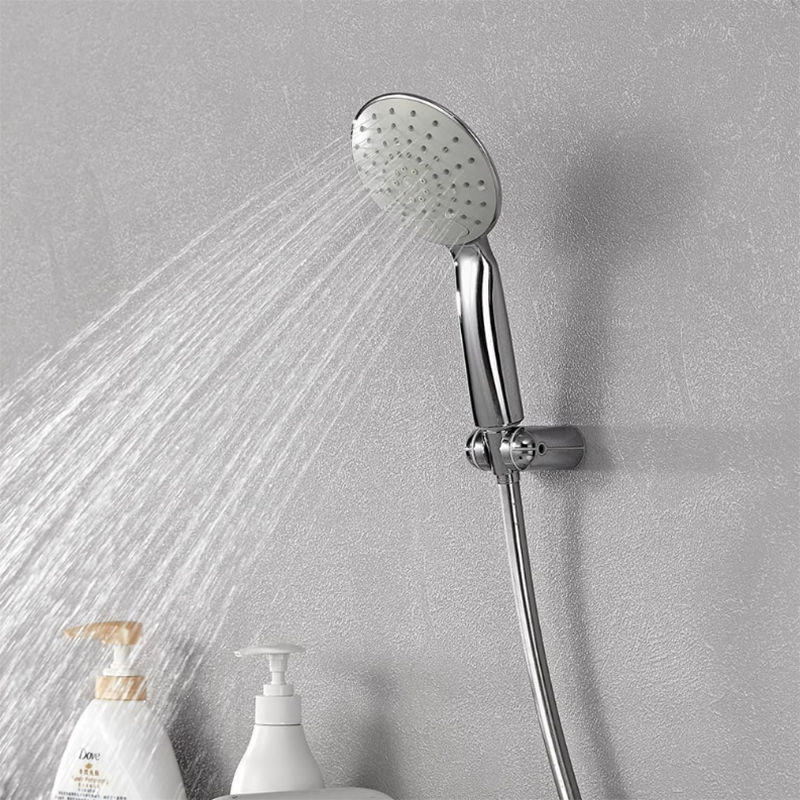 Bathroom Handheld Pressurized Shower Head 3 Mode Adjustable SPA Massage Rainfall Spray Silicone Water Panel Bath Shower Head from