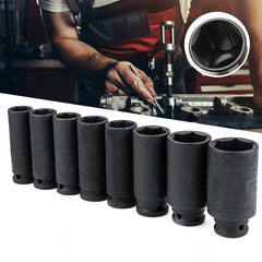Electric Wrench Opening Hexagonal Sleeve Spanner Sleeve Shelf Deep Impact Socket