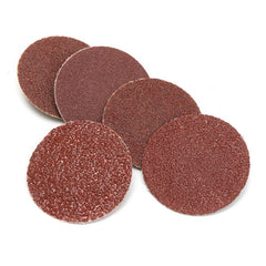 40pcs 40/80/120/240 Grits 2 Inch Roll Lock R Type Sanding Abrasive Disc