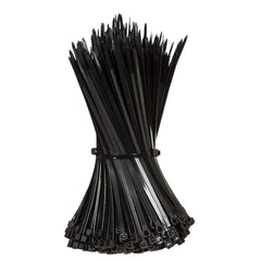 Nylon 250Pcs/500Pcs 6mm 15/20/25/30/35/40cm Black/White Nylon Self-locking Cable Tie Zip Ties Strong Tensile Strength