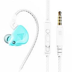 Wired Earphones 1.2m In-ear Hi-Fi Heavy Bass Line Control Headphone with Microphone