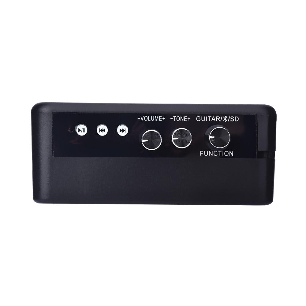 Mini 5W 9V Battery Rechargeable Portable Guitar Bass Amp Amplifier Speaker