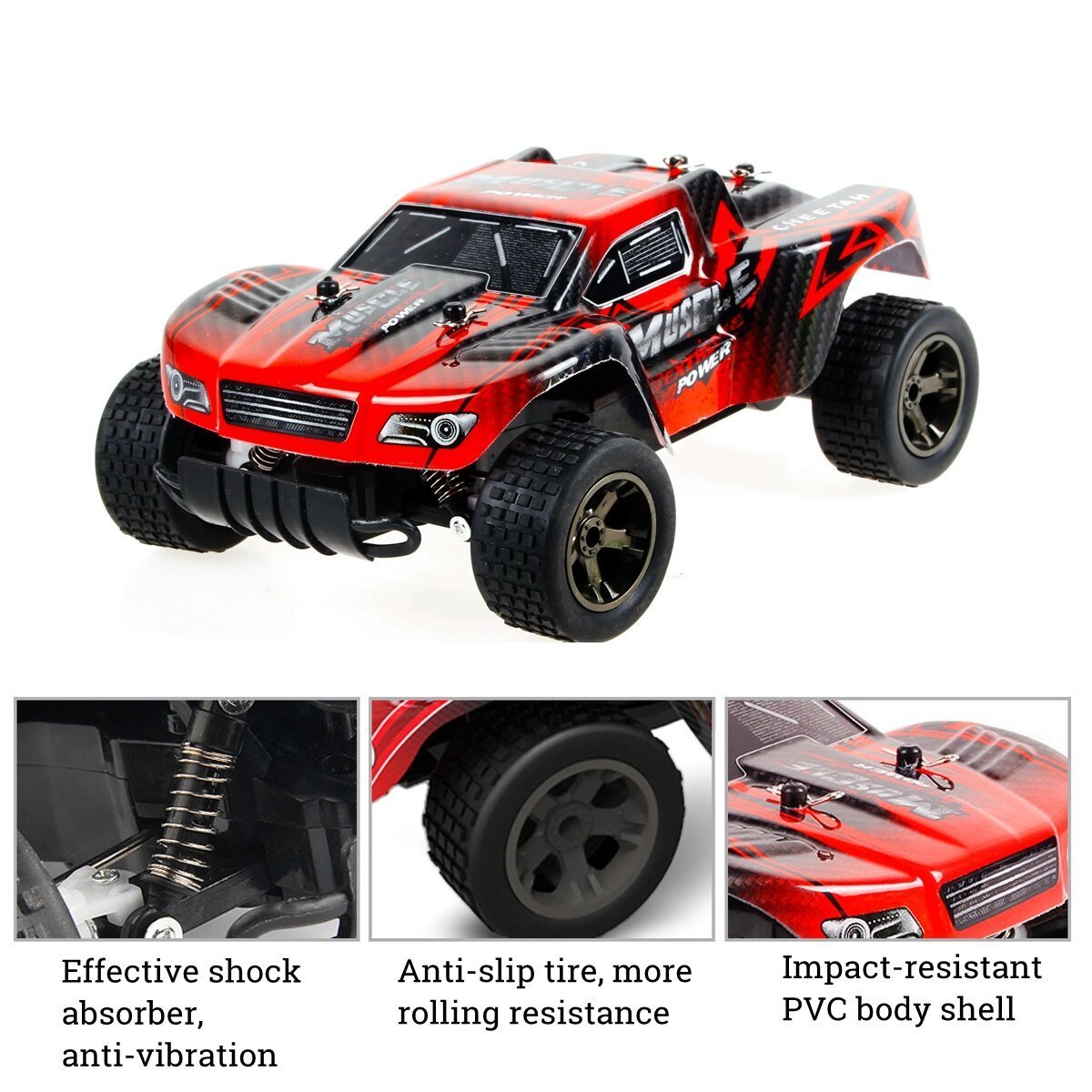 2.4G High Speed Radio Remote Control RC Car RTR Racing Off Road Vehicle Models