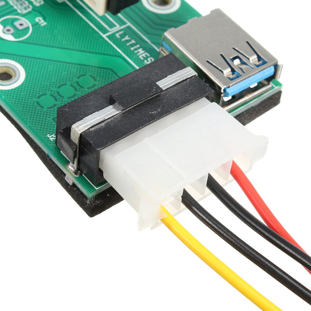 USB 3.0 PCI-E Express 1x to16x Extension Cable Extender Riser Card Adapter SATA Cable