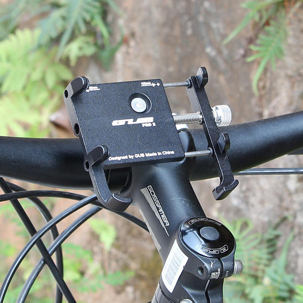 Anti-Slip Universal Bicycle 3.5-6.2inch Aluminium Alloy Bike Holder Handle Phone
