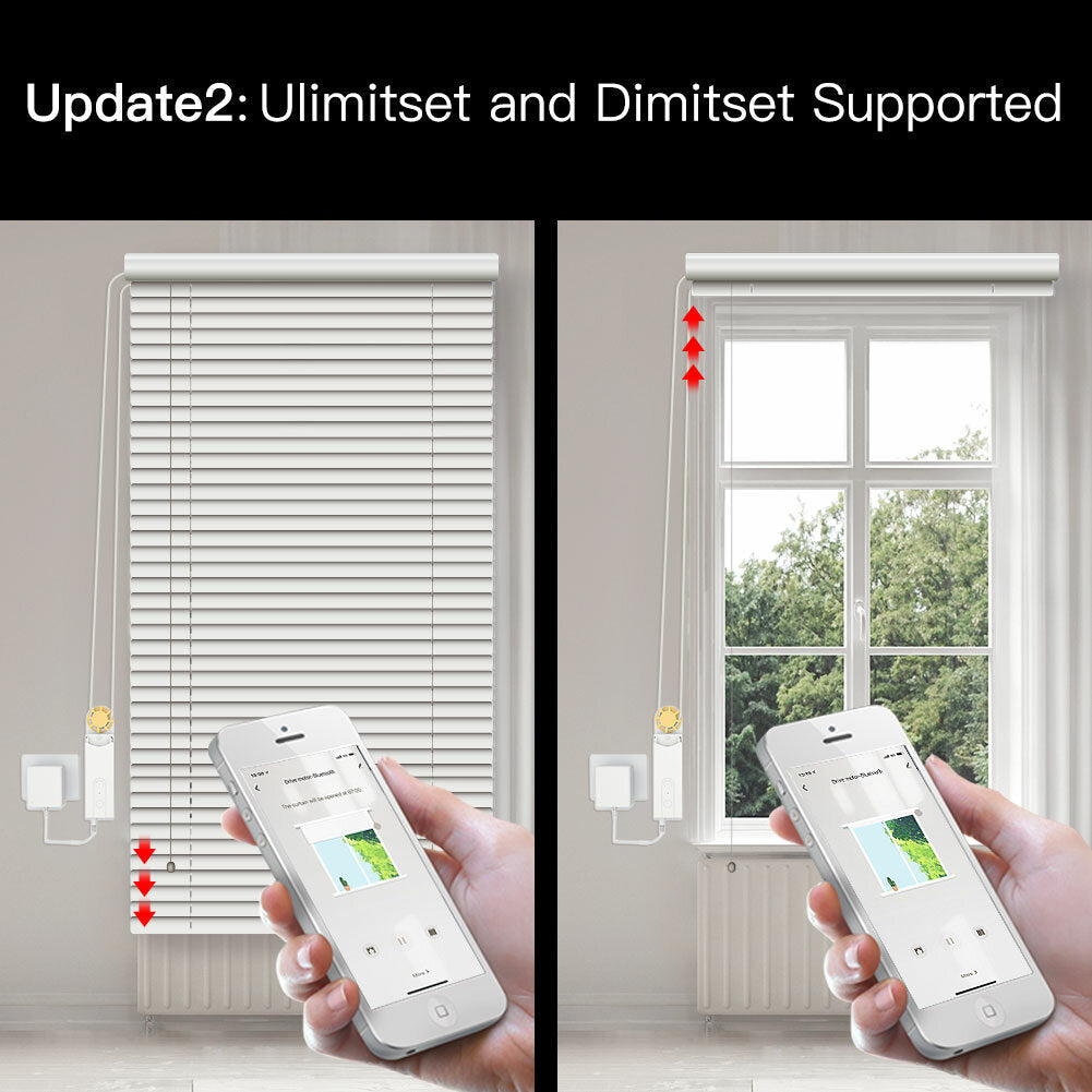 Smart DIY Motorized Roller Blinds/Shades Drive Motor Hub Tuya APP Alexa Google Home Voice Control
