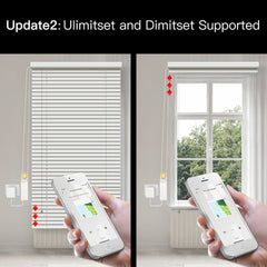 Smart DIY Motorized Roller Blinds/Shades Drive Motor Hub Tuya APP Alexa Google Home Voice Control
