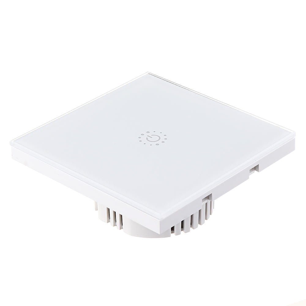 EU 433Mhz 1 Gang Smart WIFI Light Switch Interruptor Touch Wall Power Switch App Remote Control Intellegent Switch Work With Alexa Google Home