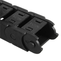 15mm x 20mm Plastic Cable Semi-closed Drag Chain Wire Carrier Length 1000mm
