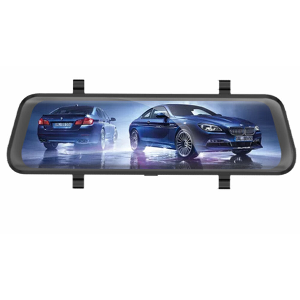 1080P Dash Cam Streaming Media Full-Screen Touching Car DVR ADAS Dual Lens Night Vision Auto Video Recorder With Rear View Camera