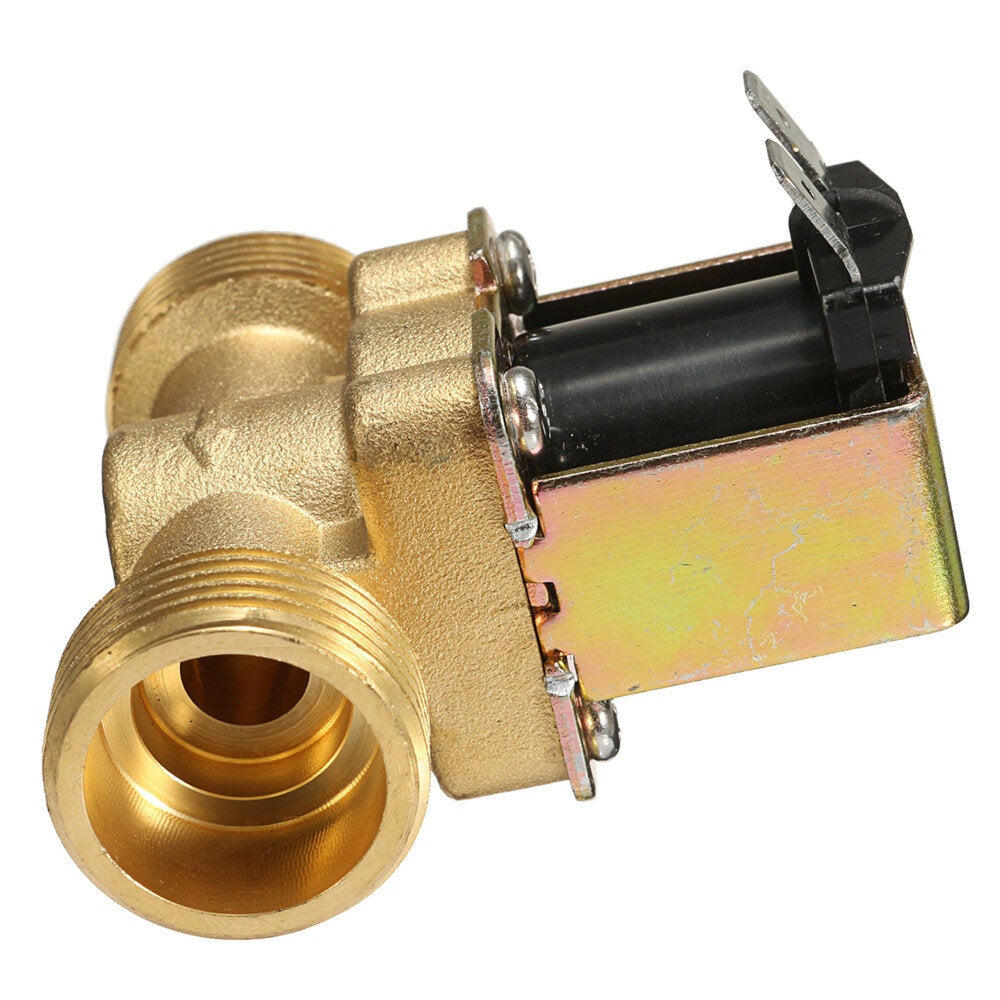 220V Normally Closed 2 Way Brass Electric Solenoid Valve For Air Water Valve