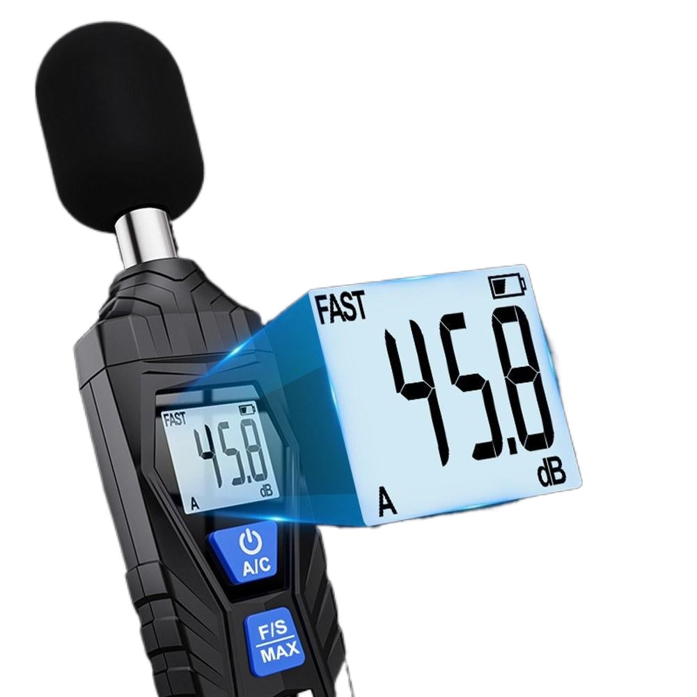 30~130dB Meter Noise Detector Measuring Instrument Mini Audio Sound Level Decibel Monitor Indicator