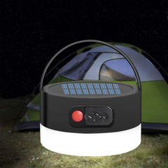 300LM LED USB Solar Camping Tent Light IP55 Waterproof Lamp 4 Modes Outdoor Emergency Lantern