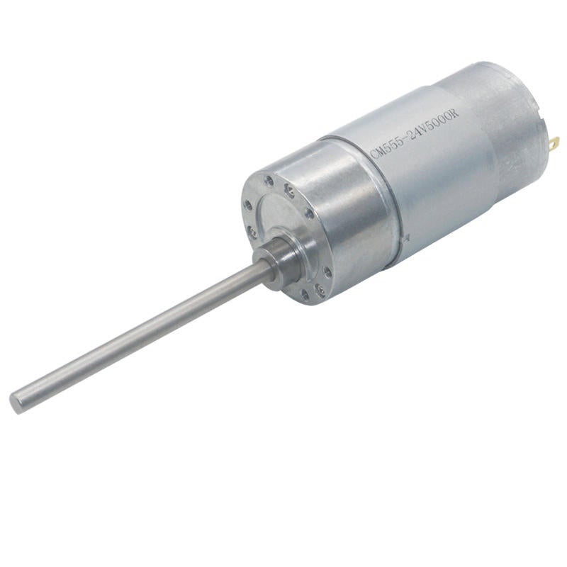 DC 12/24V Micro Gear Reduction Motor 130RPM 75.5mm Extended Shaft Gear Motor