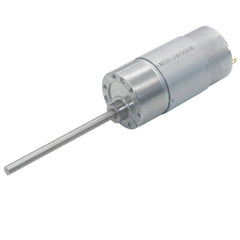 DC 12/24V Micro Gear Reduction Motor 130RPM 75.5mm Extended Shaft Gear Motor